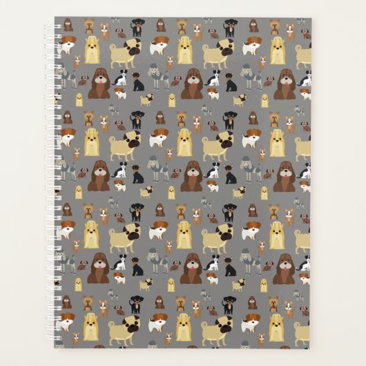 grijze achtergrond planner (Voorkant)