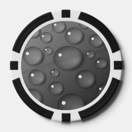 Grijze achtergrond poker chips