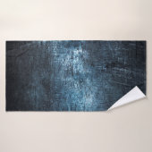 Grijze achtergrond van metaal badhanddoek (Badhanddoek)