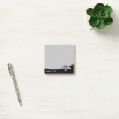 Grijze adelaar met twee koppen post-it® notes (Kantoor)