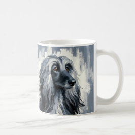 Grijze Afghaanse Windhond Portret Koffiemok