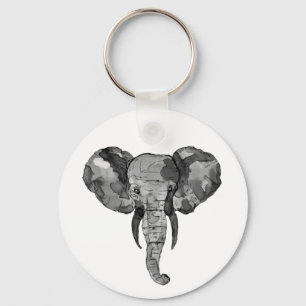 Grijze Afrikaanse olifant Sleutelhanger