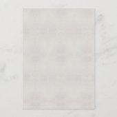 grijze Alice in Wonderland Wedding Details Informatiekaartje (Achterkant)