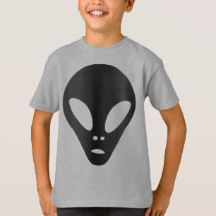 Grijze Alien Face - De grijze T-shirt