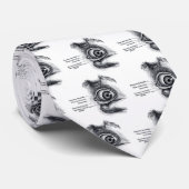 Grijze anatomie — oogbal stropdas (Opgerold)