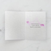 grijze angorakonijn voor Pasen Kaart (Binnen)