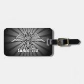 Grijze arend met twee hoofden Bagagelabel (Voorkant horizontaal)