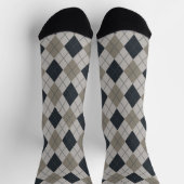 Grijze Argyle Sokken (Top)