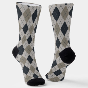 Grijze Argyle Sokken