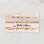 Grijze artisanale bruiloft met catering visitekaartje (Achterkant)