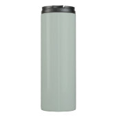 Grijze as (vaste kleur) thermosbeker (Achterkant)