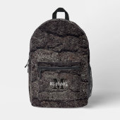 Grijze asfaltlijnen voor rackgebruik Monogram Bedrukte Rugzak (Voorkant)