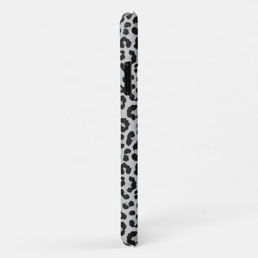 Grijze Ash Leopard Cheetah Dier Print Patroon Case-Mate iPhone Case (Achterkant/rechts)