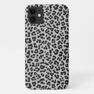 Grijze Ash Leopard Cheetah Dier Print Patroon Case-Mate iPhone Case