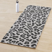 Grijze Ash Leopard Cheetah Dier Print Patroon Yogamat