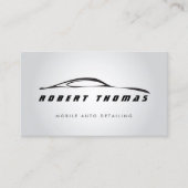 GRIJZE AUTO DETAILING, AUTO REPAIR VISITEKAARTJE (Voorkant)