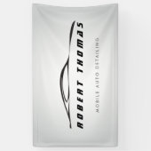 GRIJZE AUTO DETAILLERING, AUTO REPARATIE SPANDOEK (Verticaal)