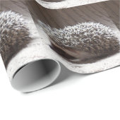 grijze baby egel cadeaupapier (Rol Hoek)