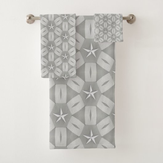 Grijze badkamer handdoek sets (Insitu)