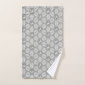 Grijze badkamer handdoek sets (Handdoek)