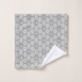 Grijze badkamer handdoek sets (Wasdoekje)