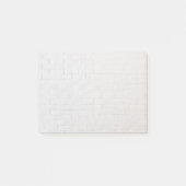 Grijze bakstenen textuur Grunge witte brick Post-it® Notes (Voorkant)