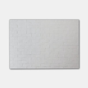Grijze bakstenen textuur Grunge witte brick Post-it® Notes