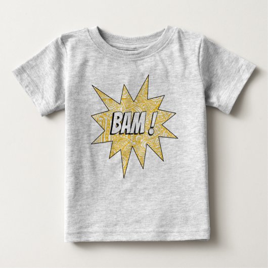 Grijze BAM! T-shirt (Voorkant)