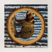 Grijze beer legpuzzel (Horizontaal)