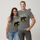 Grijze beer t-shirt (Unisex)