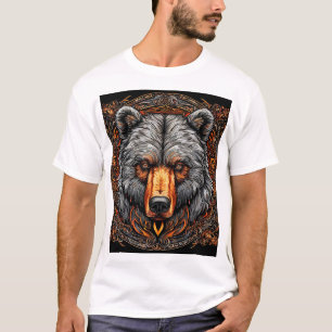 Grijze beer t-shirt