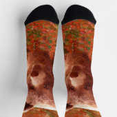 Grijze Beren snijwonden in Firewed Painting Wildli Sokken (Top)