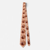 Grijze Beren snijwonden in Firewed Painting Wildli Stropdas (Voorkant)