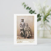 Grijze Beren vrouw en Papoose 1880 Briefkaart (Staand voorkant)