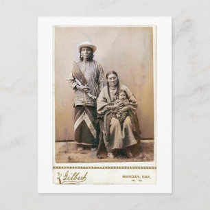 Grijze Beren vrouw en Papoose 1880 Briefkaart
