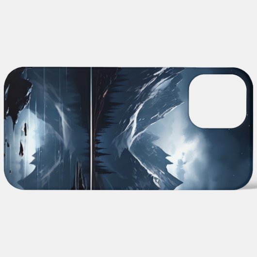 Grijze Bergen Telefoonhoes Case-Mate iPhone Case (Achterkant / Rechts)