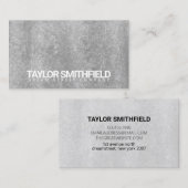 Grijze beton visitekaartje (Voorkant / Achterkant)