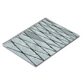 Grijze betonbedekking notitieboek (Linkerzijde)