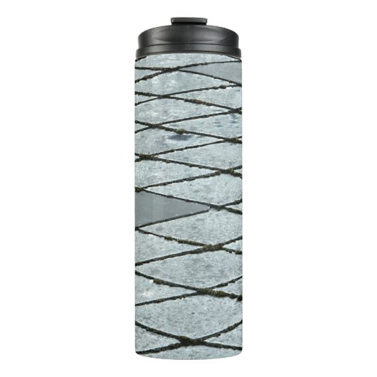 Grijze betonbedekking thermosbeker (Voorkant)