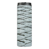 Grijze betonbedekking thermosbeker (Achterkant)