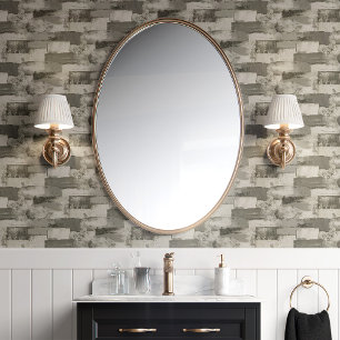 Grijze Betonblok Behang