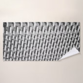 Grijze betonbouw badhanddoek (Badhanddoek)