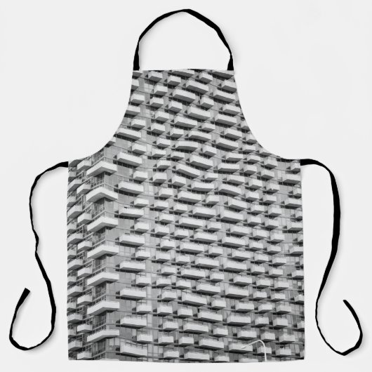 Grijze betonbouw schort (Voorkant)
