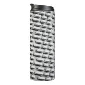 Grijze betonbouw thermosbeker (Geroteerd rechts)