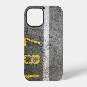 Grijze betonnen vloer met 197 print iPhone 12 hoesje