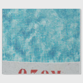 Grijze betonpool op 0,30 meter cadeaupapier (Vlak)