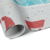 Grijze betonpool op 0,30 meter cadeaupapier (Rol Hoek)