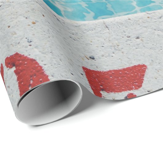 Grijze betonpool op 0,30 meter cadeaupapier (Rol Hoek)