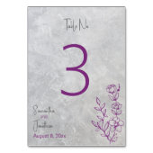 Grijze betonstaal en Paarse Kaart (Achterkant)