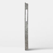 Grijze betonvloer met 197 bedrukte plaat Case-Mate iPhone case (Achterkant / Links)
